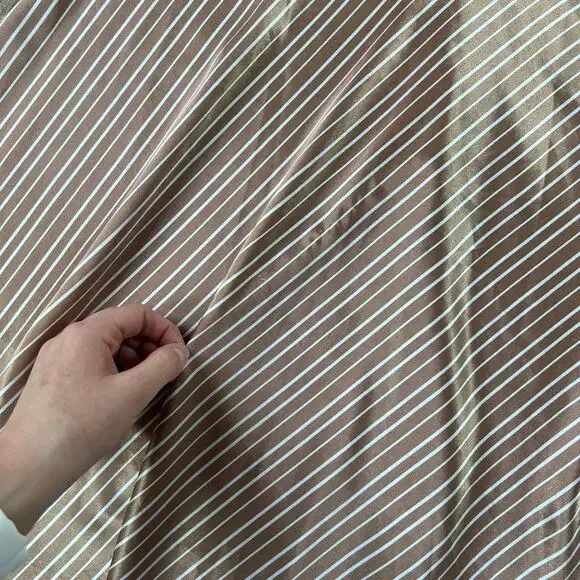 Alyn Paige Dress brown and white striped halter top dress - Picture 4 of 6